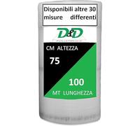 D. & D. Polystyrène pour emballage et expédition - Fabriqué en Italie - Bulles d'air pour protection, rembourrage, emballage d'objets dans le transport (H 75 cm x 100 mt/l)