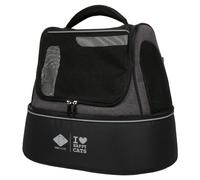 D&D Sac De Transport Pour Chats I Love Happy Cats "Phoebe" Noir 50x35x40 Cm
