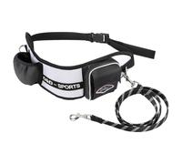 D&D Sports Active Walker Jogging Laisse 110Cm Blanc, Élastique, Max. 50Kg