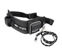 Laisse pour chiens Sports Active Walker 110 cm L Noir - D&D - Mains-libres - Ceinture ventrale