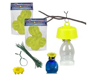 D&D Tap Trap Lot de 10 pièges écologiques pour la capture de masse d'insectes, de mouches, de moustiques, de guêpes et de frelons (2 boîtes de 5 pièces)