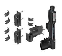 D&D Technologies ML3VPKA+ML3RPK MagnaLatch Loquet de portail à traction verticale de 30,5 cm pour poteaux ronds, loquet magnétique de sécurité pour enfants et animaux domestiques, pour cadre de