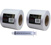 D-D The Aquarium Solution ClariSea SK-5000XL Rouleau de rechange en polaire fine XL (Gen 2) (2 paquets) et seringue aquatique américaine - Ne fonctionne pas avec le modèle Clarisea 3000 Clarisea 5000