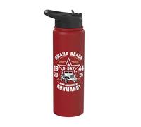 D-day 2026 82nd Anniversary Normandy D-Day Omaha Beach 1944 Stainless Steel Insulated Water Bottle