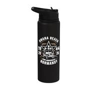 D-day 2026 82nd Anniversary Normandy D-Day Omaha Beach 1944 Stainless Steel Insulated Water Bottle