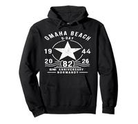 D-Day 2026 82nd Anniversary Normandy D-Day Omaha Beach 1944 Sweat à Capuche