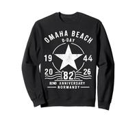 D-Day 2026 82nd Anniversary Normandy D-Day Omaha Beach 1944 Sweatshirt