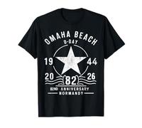 D-Day 2026 82nd Anniversary Normandy D-Day Omaha Beach 1944 T-Shirt