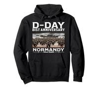 D-Day 81st Anniversary 2025 Normandy D-Day Omaha Beach 1944 Sweat à Capuche