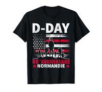D-day normandie 1944 d day 80 ans d day 80th anniversary T-Shirt