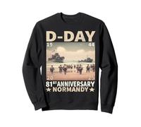 D-day Normandie 1944 d day 81 ans d day 81st anniversary Sweatshirt