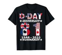 D-day Normandie 1944 d day 81 ans d day 81st anniversary T-Shirt