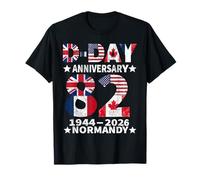 D-Day Normandie 1944 d Day 82 Ans d Day 82nd Anniversary T-Shirt