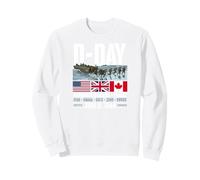 D-Day Normandie Beaches France 6 Juin 1944 Forever Remembered Sweatshirt