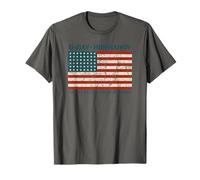 D-Day Normandie Drapeau américain 48 étoiles Omaha Utah Plages Vieilli T-Shirt