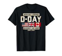 D-Day Normandie Landings Remember and Honor Aged T-Shirt
