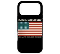D-Day Normandie Omaha Utah Beaches Drapeau américain 48 étoiles Coque pour iPhone 17 Pro Max