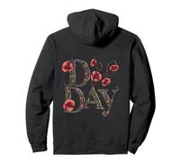 D-day, Poppies, Normandie, 6 juin 2024, 1944 - 2024 Sweat à Capuche