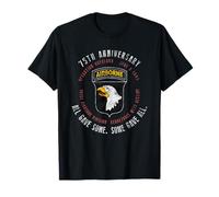 D-Day T-shirt vintage 75e anniversaire 101st Airborne Div. Seconde Guerre mondiale T-Shirt