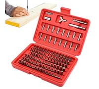d' de tournevis à douille hexagonale fendue 0,6 cm | Lot de 105 embouts de tournevis électriques pour appareils électroniques pour le travail du bois, voiture, maison, mécanicien