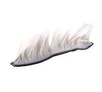 D DOLITY Perruque Mohawk de Casque de Moto Coiffure Mohawk Crête Wig Décor de Casque - Gris, 300 mm