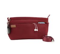 D.DUO Insert de rangement pour sac, sac à bandoulière, insert de rangement pour fourre-tout avec sangle de sac réglable, inserts de sac à main en nylon imperméable (Rouge, L)