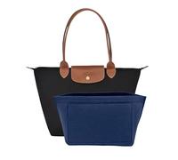 D.DUO Organisateur de portefeuille, adapté à l'organisateur de sac Le Pliage, organisateur de sac à main (Bleu Foncé, S)