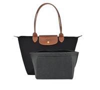 D.DUO Organisateur de portefeuille, adapté à l'organisateur de sac Le Pliage, organisateur de sac à main (Gris, S)