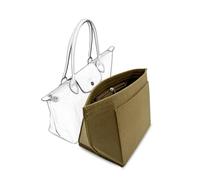 D.DUO Organisateur De Sac à Manches Longues, Accessoire De Portefeuille, Pour L champ Organisateur De Sac à Main(Marron, M(long poignée))