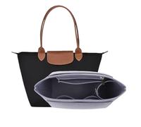 D.DUO Organisateur De Sac à Manches Longues, Accessoire De Portefeuille, Pour L champ Organisateur De Sac à Main (Gris, M(long poignée))