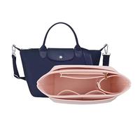 D.DUO Organiseur fourre-tout, insert de rangement Longchamp pour sac à bandoulière Longchamp Le Pliage Neo (Rose, Moyen)