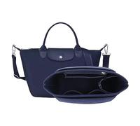 D.DUO Organiseur fourre-tout, insert de rangement Longchamp pour sac à bandoulière Longchamp Le Pliage Neo (Bleu Foncé, Petit)