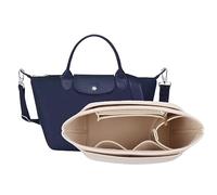 D.DUO Organiseur fourre-tout, insert de rangement Longchamp pour sac à bandoulière Longchamp Le Pliage Neo (Beige, Moyen)