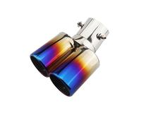 D’Échappement Voiture Systèmes D'échappement Voiture Silencieux Argent Noir Brûlé Bleu Coloré Embout Silencieux Tuyau En Acier Inoxydable Gorge(10-j)