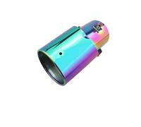 D’Échappement Voiture Systèmes D'échappement Voiture Silencieux Argent Noir Brûlé Bleu Coloré Embout Silencieux Tuyau En Acier Inoxydable Gorge Queue(3-d)