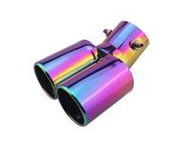 D’Échappement Voiture Systèmes D'échappement Voiture Silencieux Argent Noir Brûlé Bleu Coloré Embout Silencieux Tuyau En Acier Inoxydable Gorge(13-m)