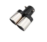 D’Échappement Voiture Systèmes D'échappement Voiture Silencieux Argent Noir Brûlé Bleu Coloré Embout Silencieux Tuyau En Acier Inoxydable Gorge Queue(8-h)