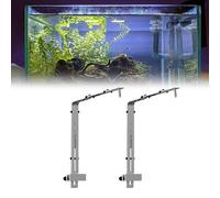 D ' éclairage Flexible pour citerne à Poissons en Aluminium, Cadre argenté Fin de 2, 8 mm, Hauteur modifiable pour Une stabilité et Une Mode renforcées du Parc Marin Marinepark Light Owner