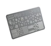 D ' estampage en acier inoxydable sur le thème du flocon de neige pour une décoration festive et du plaisir en famille Thème du flocon de neige pour les décorations d ' ongles de vacances et le en