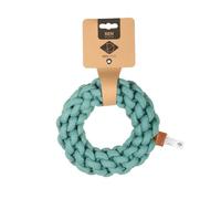 D ET D HOME-Anneau tressé pour chien en corde bleu Laroy Group Ben taille S - 19 cm