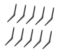 d ' étagère en forme de L en acier carbone, Angles de 90 degrés robustes pour étagères murales, attelle d ' angle de cuisine et de salle de bains, 10Lots