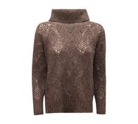 D.Exterior - Trafori Lux Dolcevita Sweater - Femme - Pulls - Brun - Taille: 36 FR