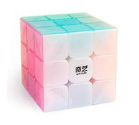 D-Fantix Qiyi Jelly Speed Cube 3x3 Qiyi Warrior W 3x3x3 Stickerless Cube Puzzle Toy