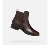 Geox Femme D Felicity Bottines à la Cheville, Marron foncé, 36 EU
