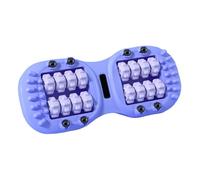 D-Foot Massage Rouleau, masseur de récupération musculaire, 33x14 cm, rouleau de point de déclenchement du pied, thérapie double pied, outil de massage portable, pour les jambes de cou arrière veau
