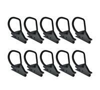 D-for RING Lot de 10 ancrages sécurisés pour la gestion de la cargaison E-Track dans les remorques, camionnettes et camionnettes, charge de travail sûre de 1 134 kg, acier zingué