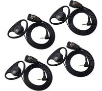 D-Form 2.5mm Earbuds with Microphone Compatible with Motorola Talkabout TLKR T6 T7 T8 T9 T60 T61 T80 T81 T82 T92 H2O Two Way Radio (4)