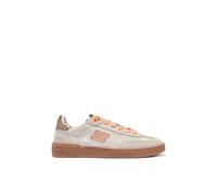 D. Franklin Baskets Femme modèle Rebel Mesh Blanc cassé avec détails Orange - Chaussures habillées pour Femme - Mode décontractée - Taille (39)