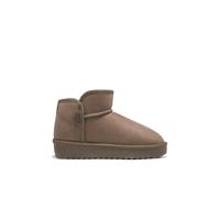 D.Franklin Bottes Australiennes Femme Nordic Low Basic en Marron Crème - Bottes pour Femme - Mode Casual - Taille (40) - Modèle nordic-low-basic