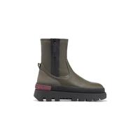 D.Franklin Bottes Femme Mi-Haut All Track Zip Khaki - Bottes pour Femme - Mode Casual - Taille (36) - Modèle all-track